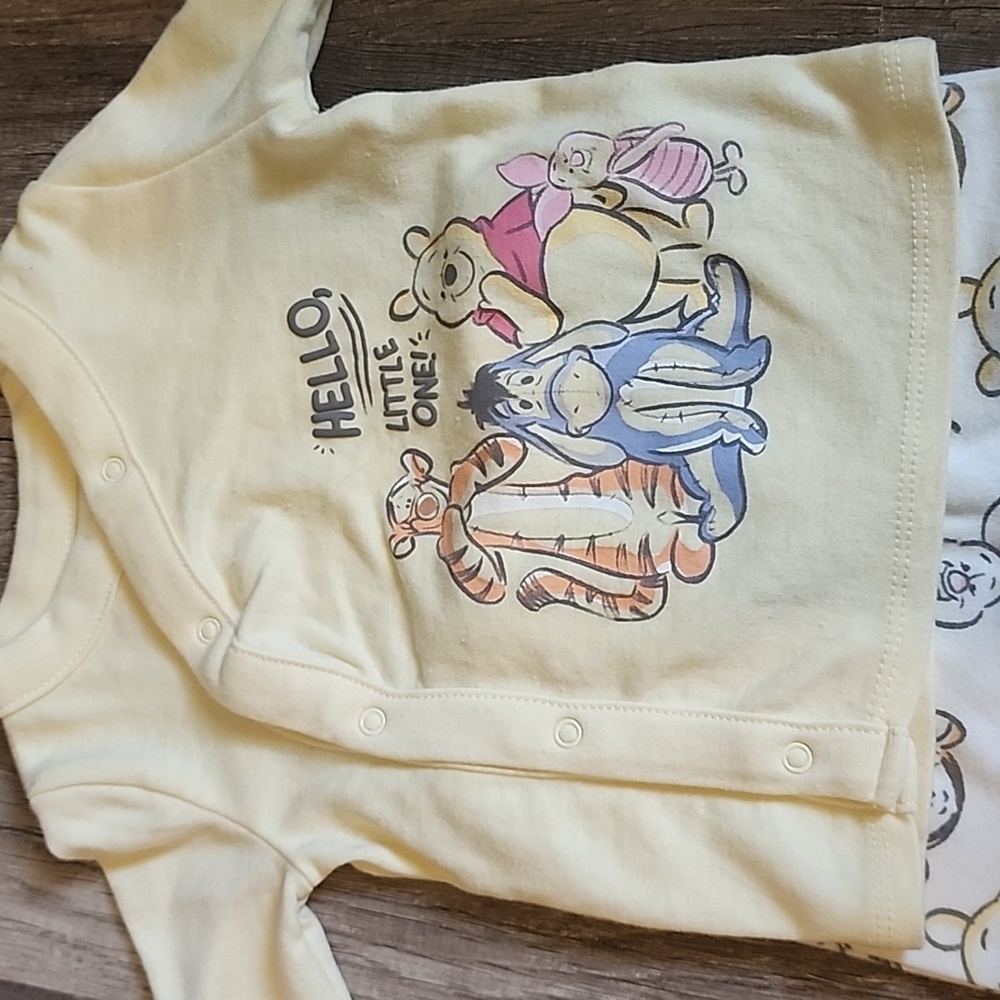 Disney Yellow and White Pooh Bear Outfit - Picture 2 of 2